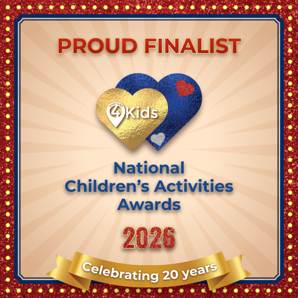 Proud Finalist — What's On 4 Kids National Children's Activities Awards 2026