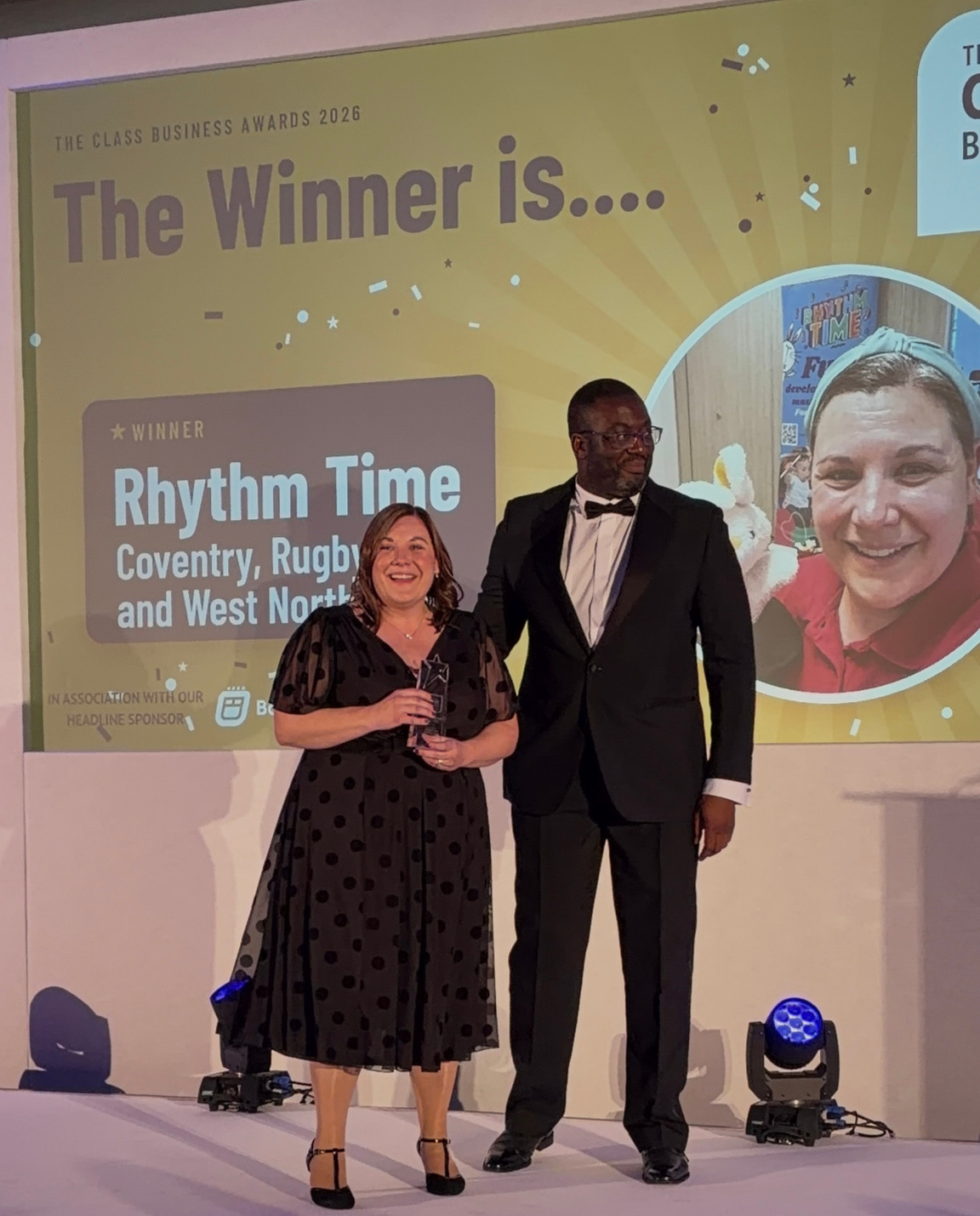 Anneka Hurst with her Proud Finalist award from the National Children's Activities Awards